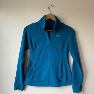 The north face: blue fleece